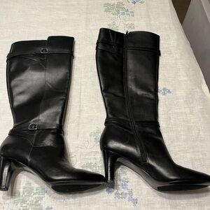 Ralph Lauren Black Heeled Boots